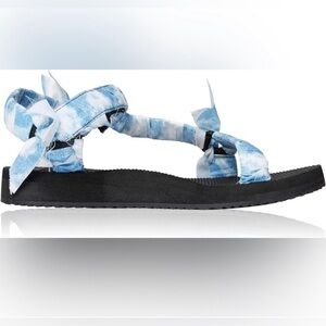 ARIZONA LOVE SANDALS - TEKKI TYEDYE BLUE & WHITE